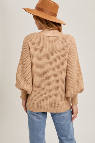 Iced Latte Waffle Sweater