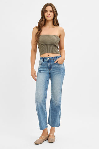 Celeste High Rise Rhinestone Jean