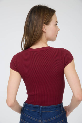Clean Slate Bodysuit: Wine