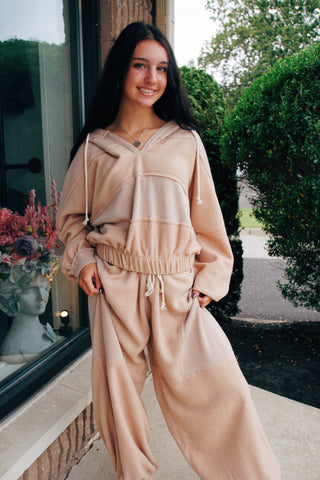 Clay Hooded Contrast Set