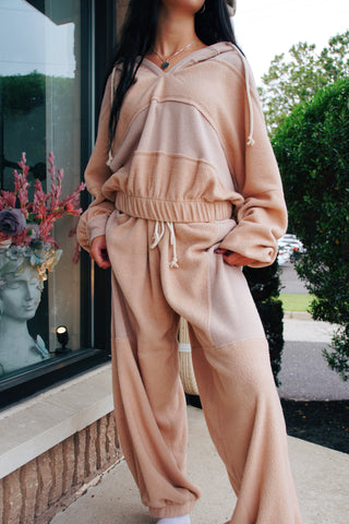 Clay Hooded Contrast Set