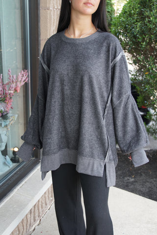 Cloud Nine Long Sleeve - Charcoal