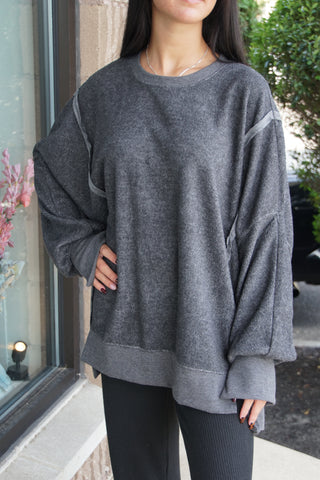 Cloud Nine Long Sleeve - Charcoal