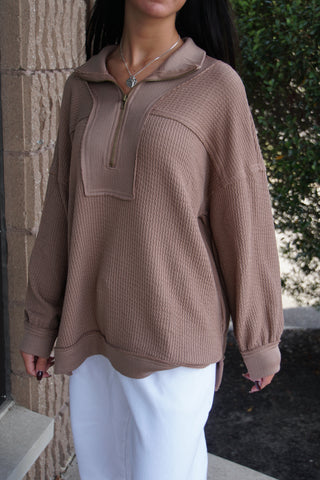 Cozy Quarter Knit: Chocolate