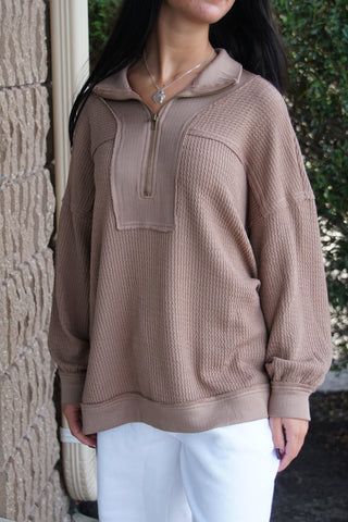 Cozy Quarter Knit: Chocolate