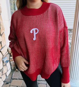 Red Rally Crewneck