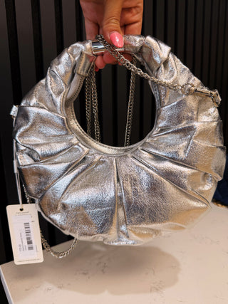 Sasha Crossbody: Silver