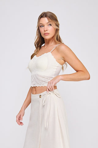 Sweet Support Bralette: Cream