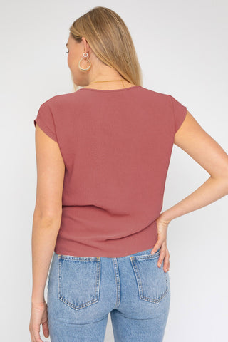 Everyday Staple Blouse: Mulberry