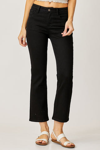 Sloane Black Straight Leg Denim