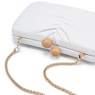 Ivory Twist Evening Bag