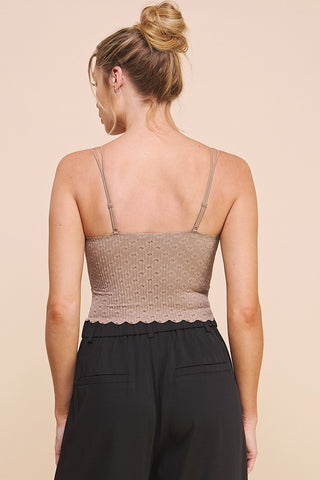 Sweet Support Bralette: Mocha Lace