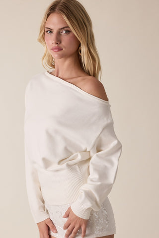 Basic Ivory Sweater Top