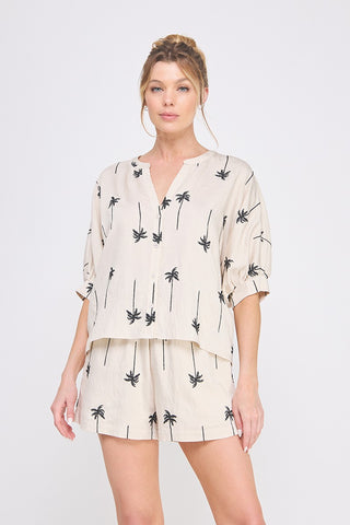 Tropical Palm Matching Set