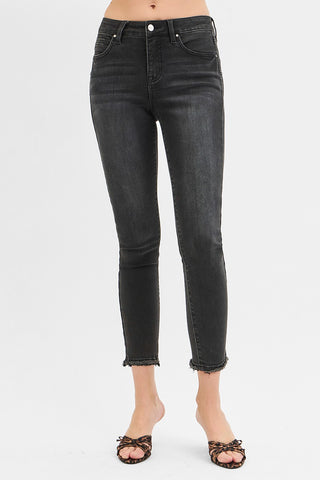 Valentina Crop Black Skinny Jean