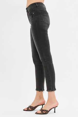 Valentina Crop Black Skinny Jean