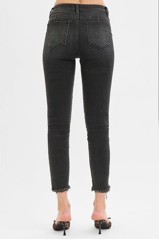 Valentina Crop Black Skinny Jean