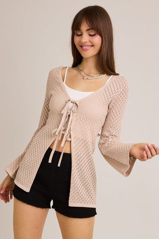 Seashell Bone Cardigan