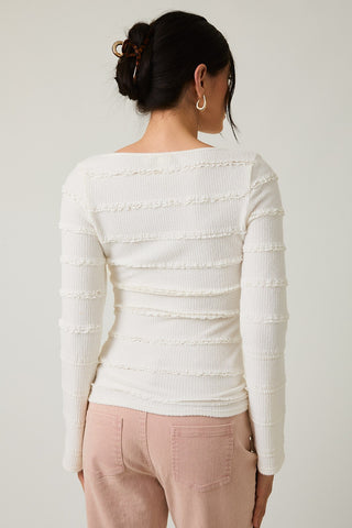 Blushed Ivory Lace Top