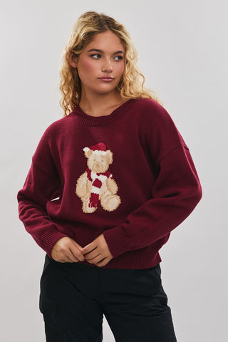 Holly Jolly Teddy Sweater