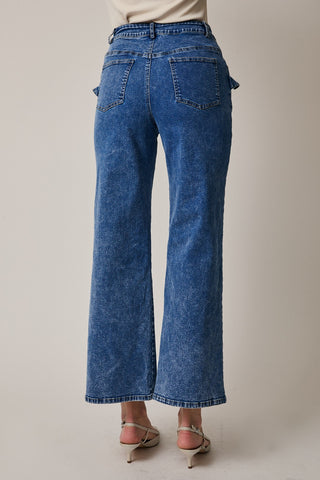 Flutter Wide Leg Denim Jean