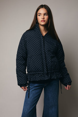 Winter Dots Puffer Jacket