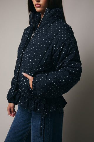 Winter Dots Puffer Jacket