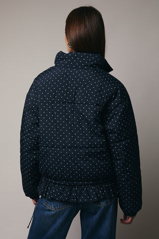 Winter Dots Puffer Jacket