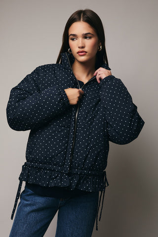 Winter Dots Puffer Jacket