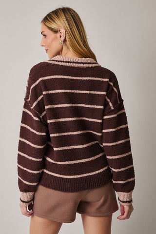 Brown Sugar Stripe Knit
