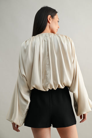 Champagne Toast Bubble Blouse