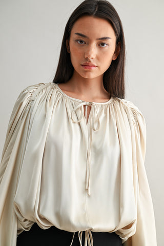 Champagne Toast Bubble Blouse