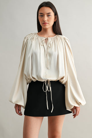 Champagne Toast Bubble Blouse