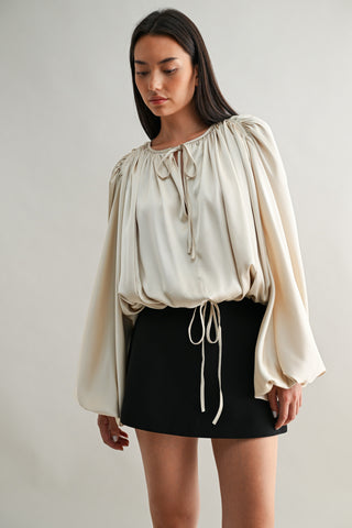 Champagne Toast Bubble Blouse