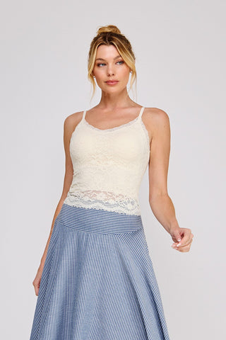 Floral Knit Lace Bralette