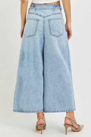 Rory High Rise Crop Belted Jeans