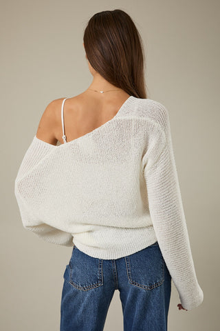 Soft Girl White Cardigan