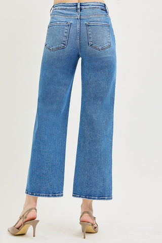 Langley High Rise Cropped Denim Jeans