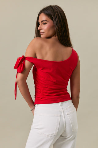 Cherry Cola Tie Top