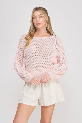 Blush Dolman Sweater