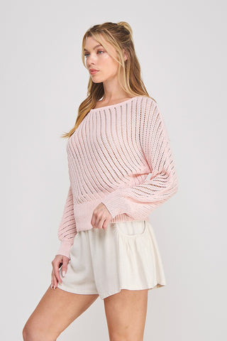 Blush Dolman Sweater