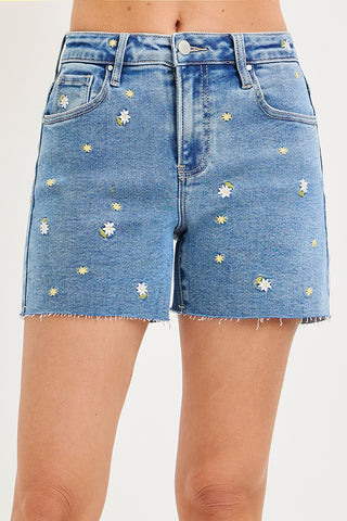Daisy Denim High Rise Shorts