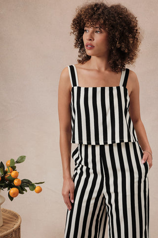 Soho Stripe Palazo Jumpsuit