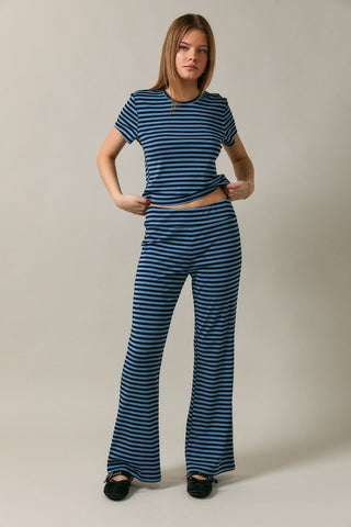 Blueberry Striped Lounge Set