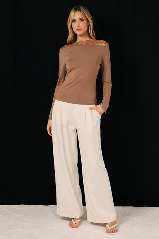 Espresso Lace Long Sleeve