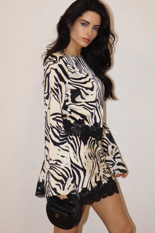 Wild Thing Zebra Lace Set