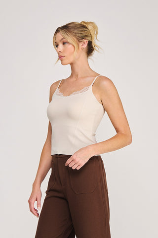 Sweet Support Bralette: Nude Lace