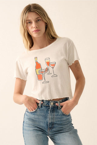 Coral Cocktail Graphic Tee