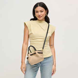 Natural Straw Mini Crossbody
