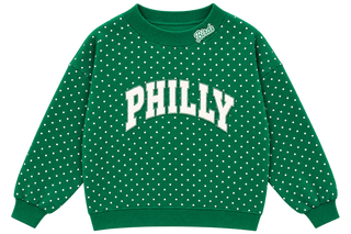 Philly Energy Polka Dot Mockneck + Patch